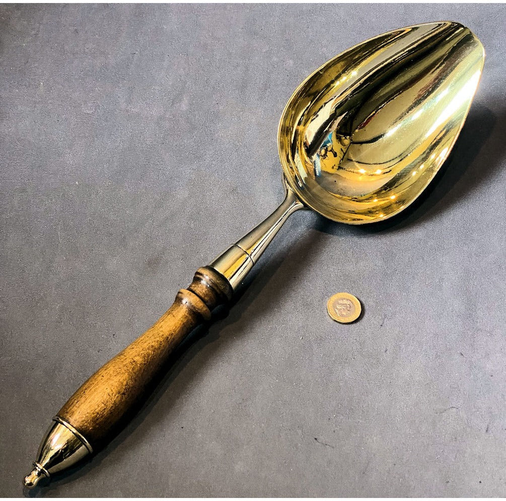 Cast Brass Heavy Scoop or Ladle — view 2