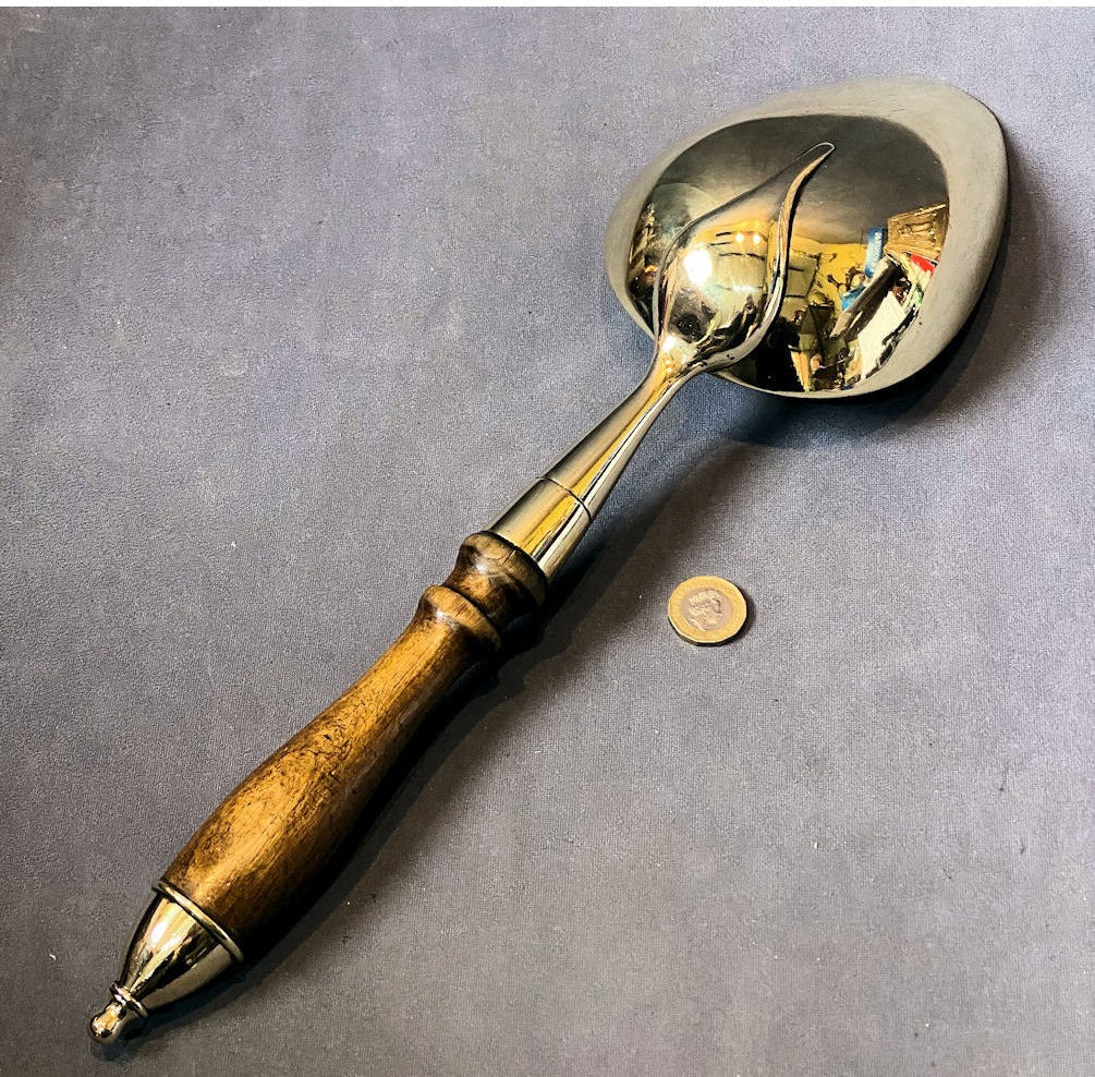 Cast Brass Heavy Scoop or Ladle — view 3