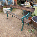 Cast Iron & Timber Garden Bench — Cast iron, late 19th century