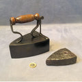 Cast Iron Box Iron with Slug — Iron, late 19th century