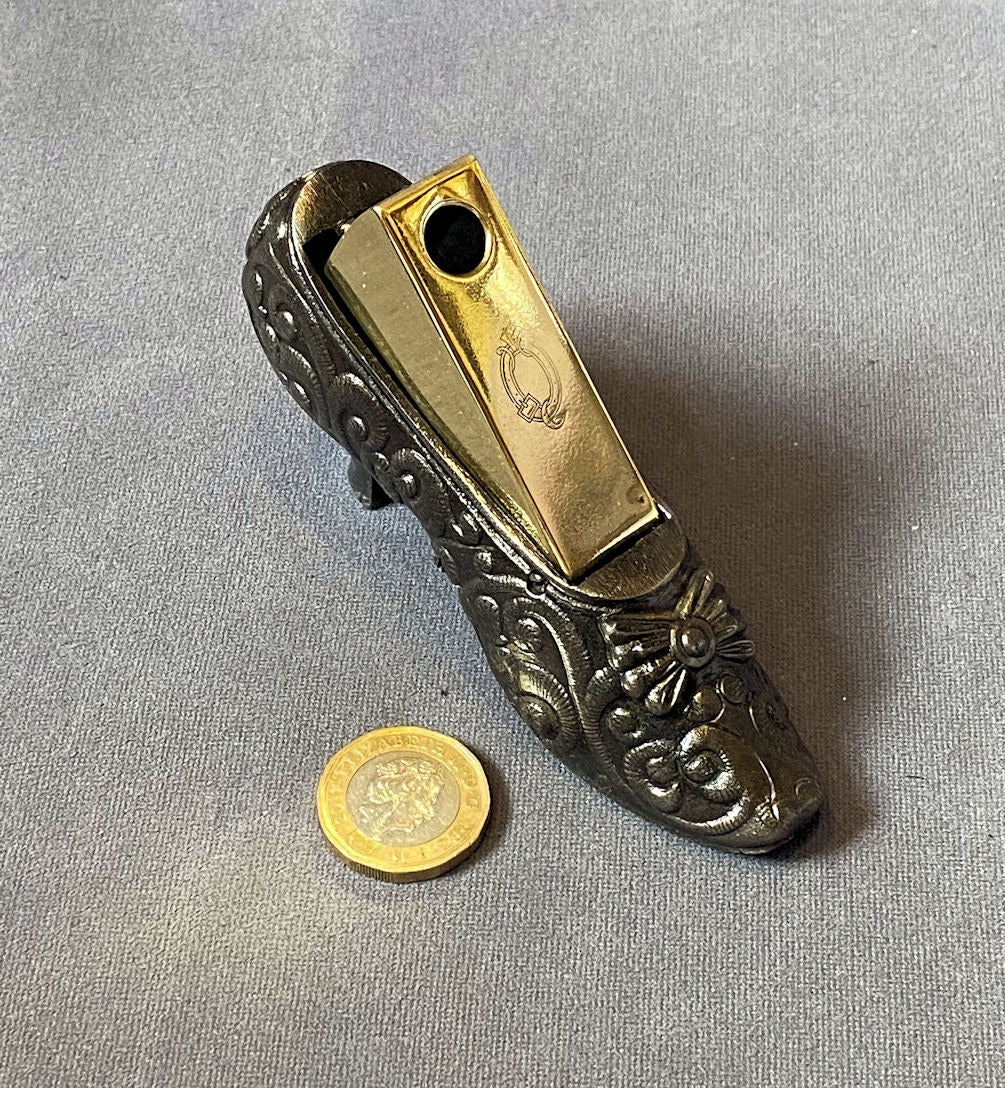 Cast Iron Cigar Cutter — Cast iron, late 19th century
