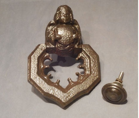 Cast Iron Door Knocker — Cast iron, late 19th century