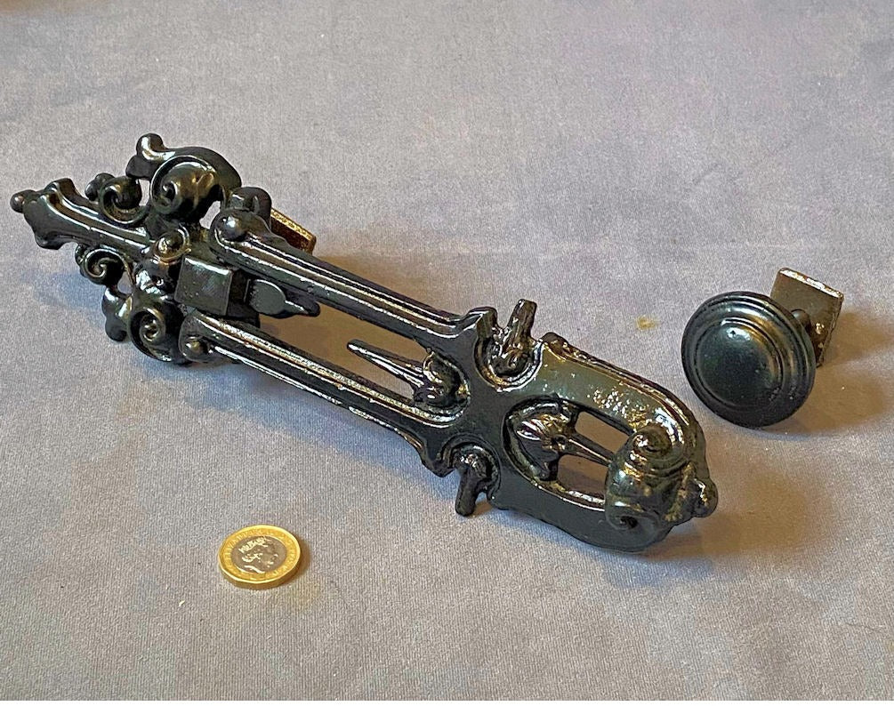 Cast Iron Door Knocker — Cast iron, late 19th century