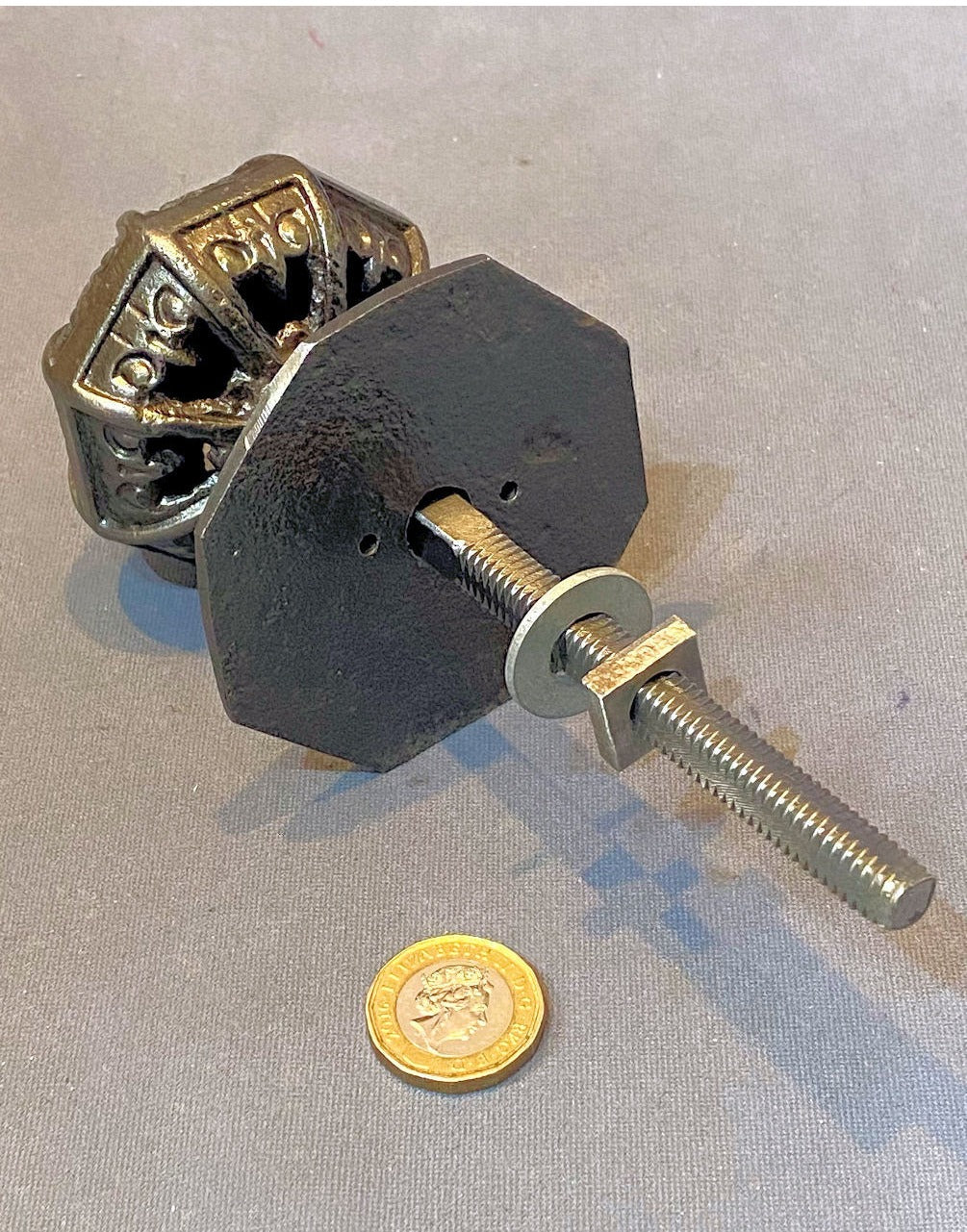 Cast Iron Door Pull Knob — view 3
