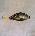 Cast Iron Drawer Pull — Cast iron, late 19th century
