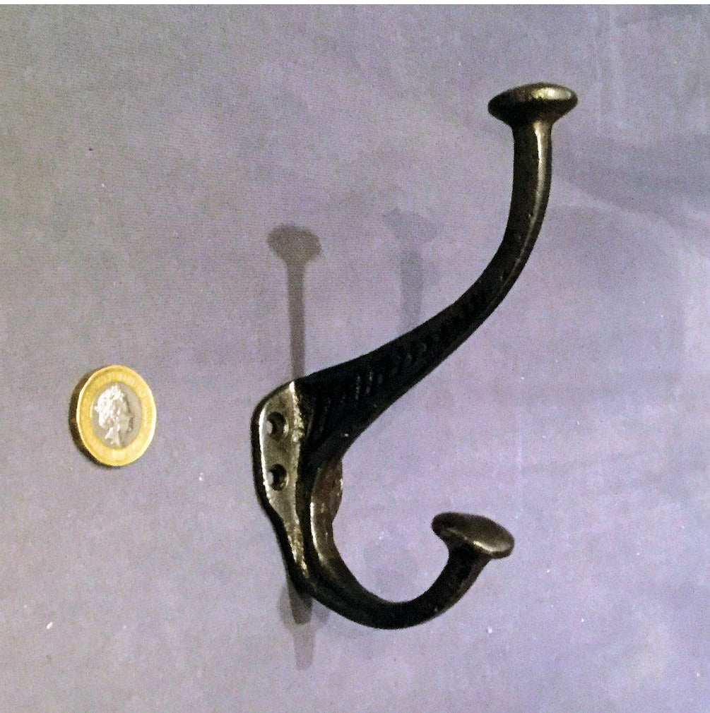 Cast Iron Hat and Coat Hook, 2 available — view 2