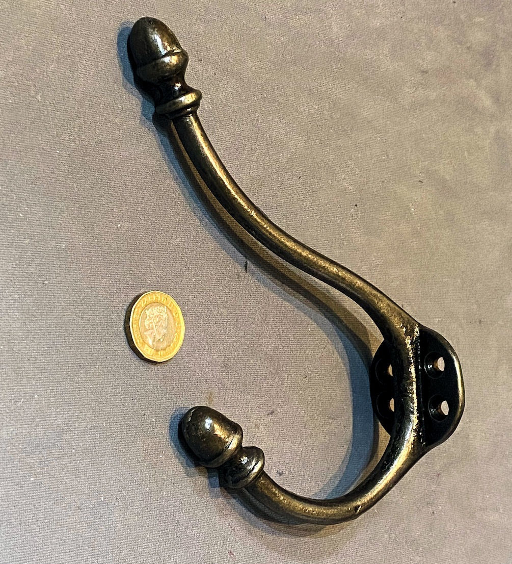 Cast Iron Hat & Coat Hook — Cast iron, late 19th century