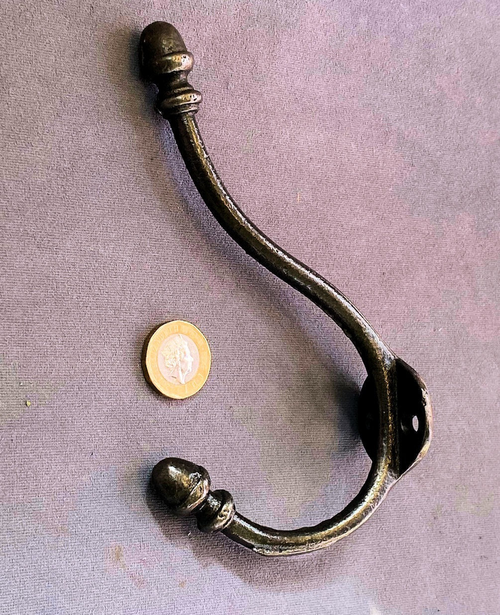 Cast Iron Hat & Coat Hook — Cast iron, late 19th century