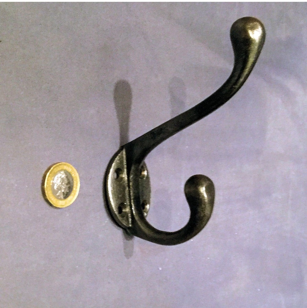 Cast Iron Hat and Coat Hook — view 2