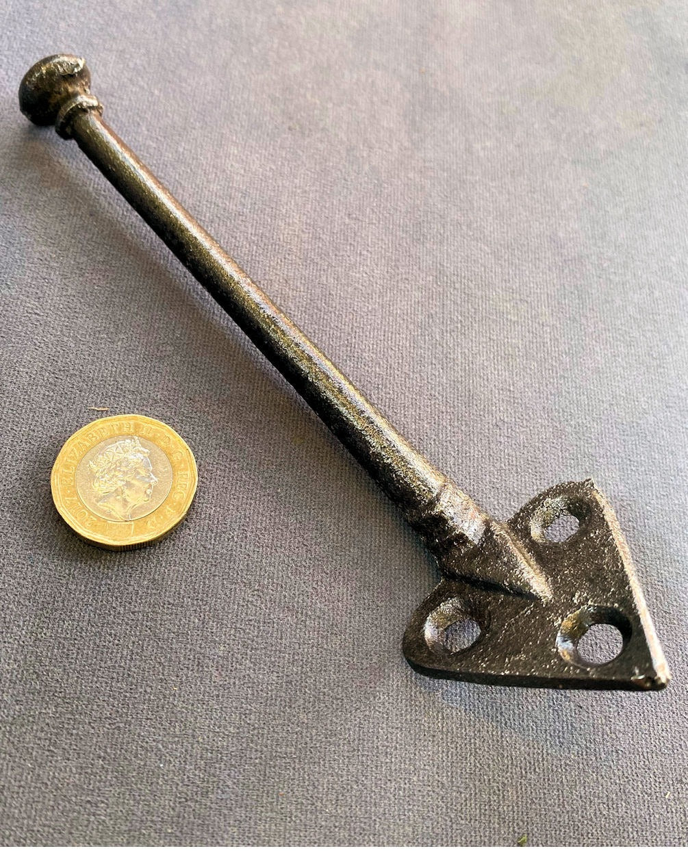 Cast Iron Hat or Coat Peg — Cast iron, late 19th century