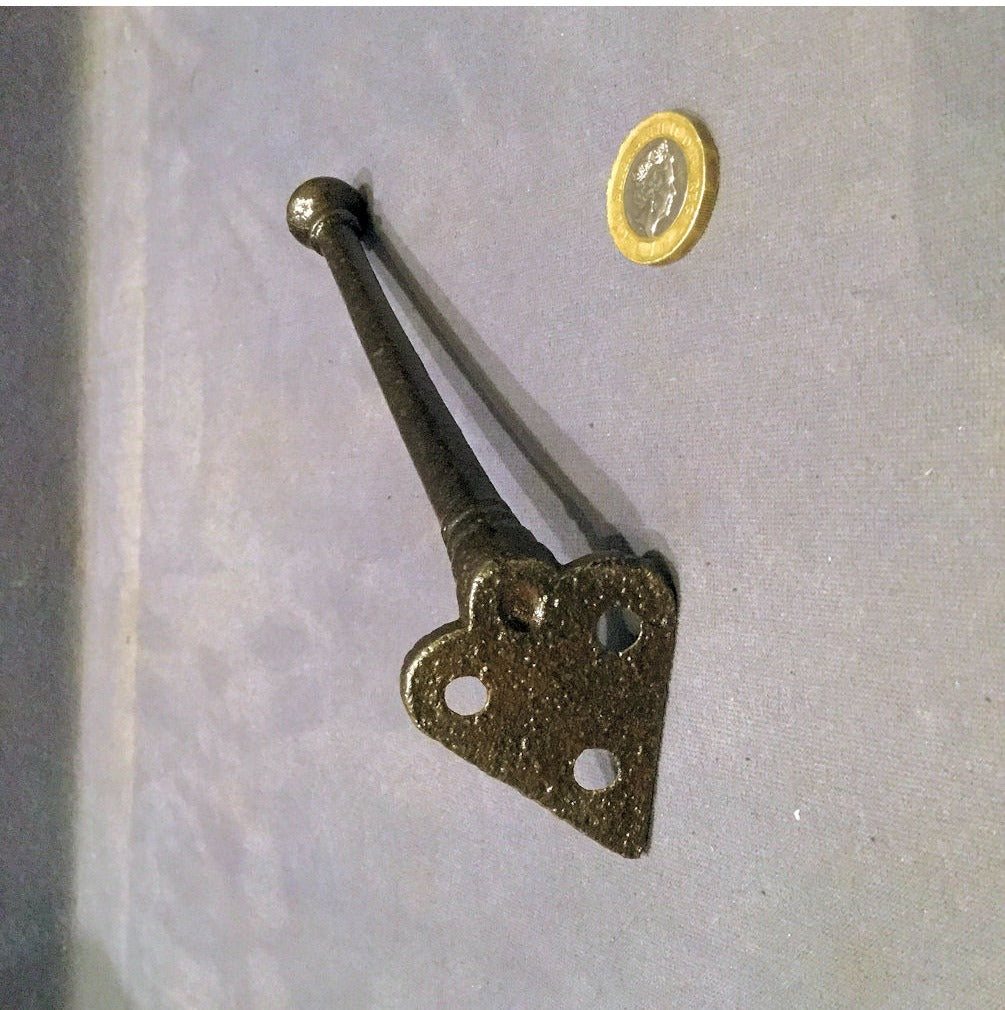 Cast Iron Hat or Coat Peg — view 3