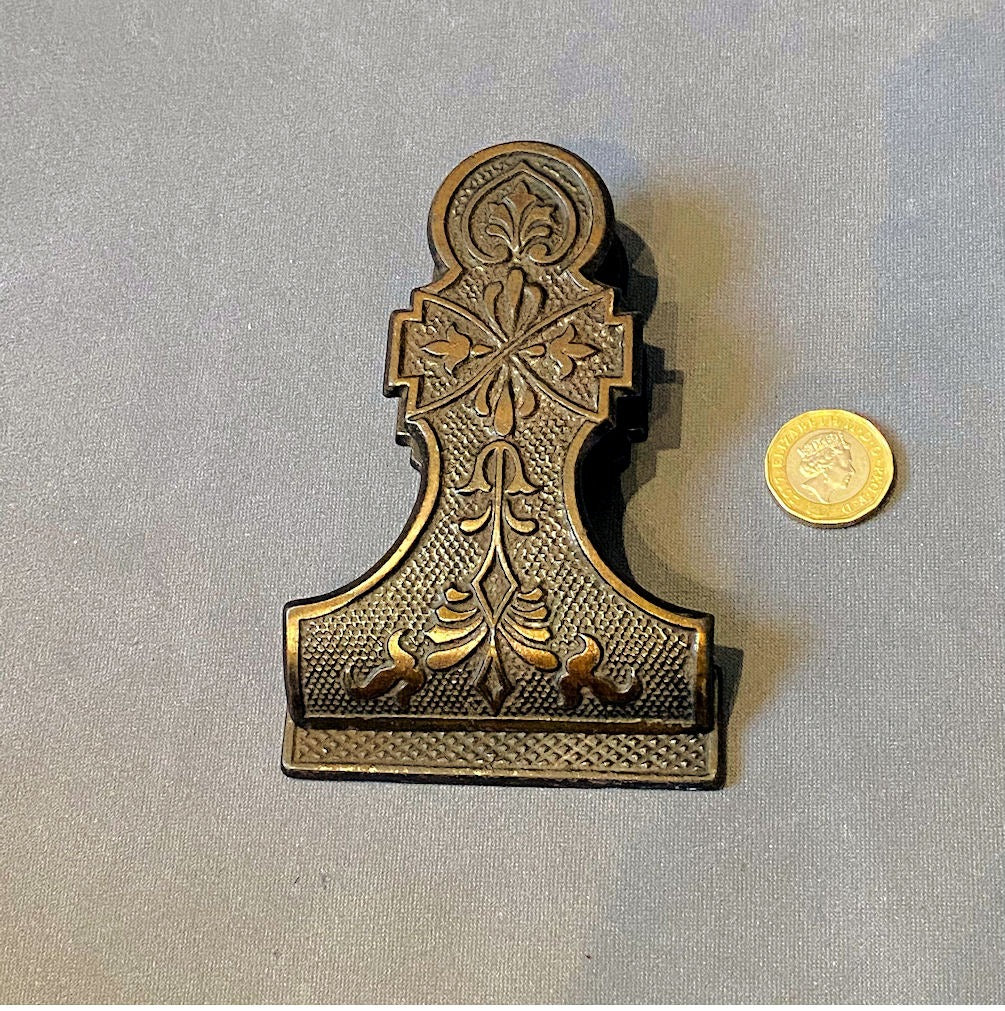 Cast Iron Letter Clip — Cast iron, late 19th century
