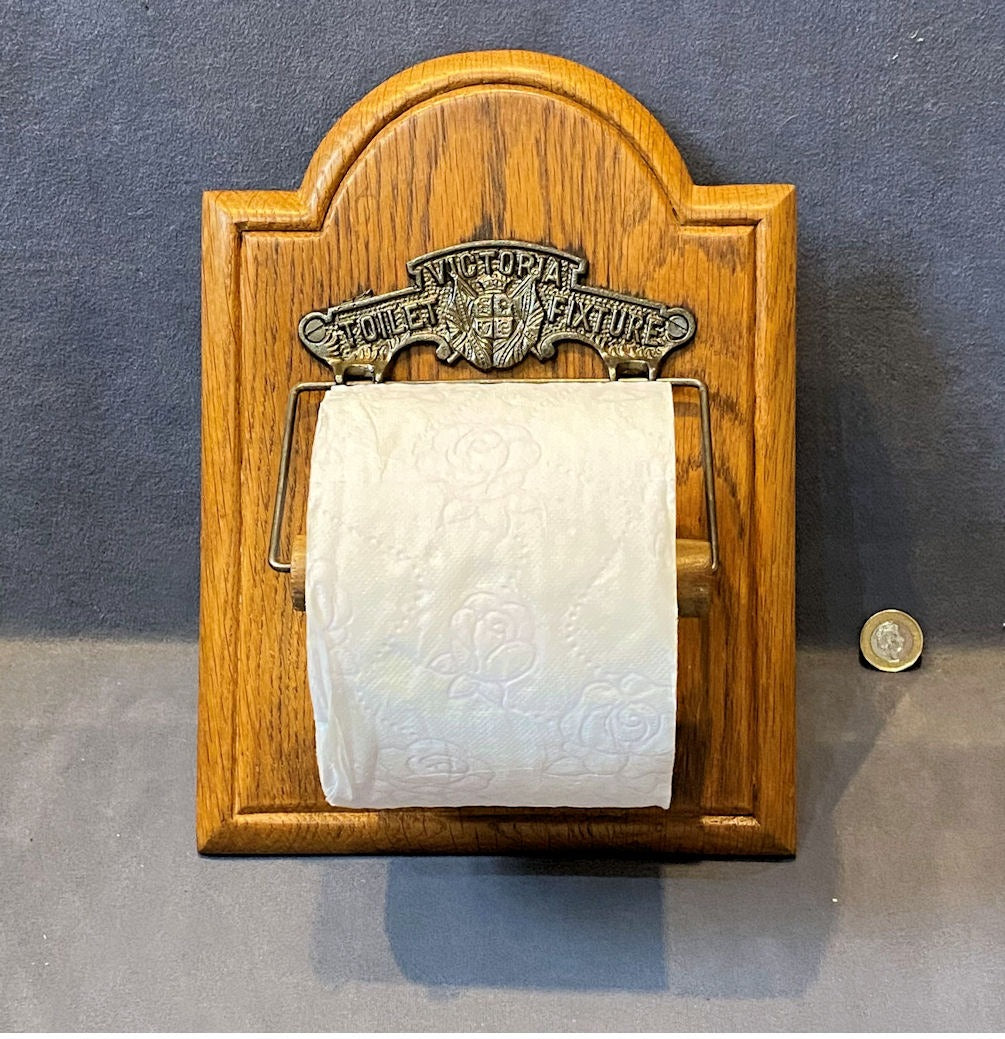 Cast Iron Loo Roll Holder — Cast iron, circa 1900