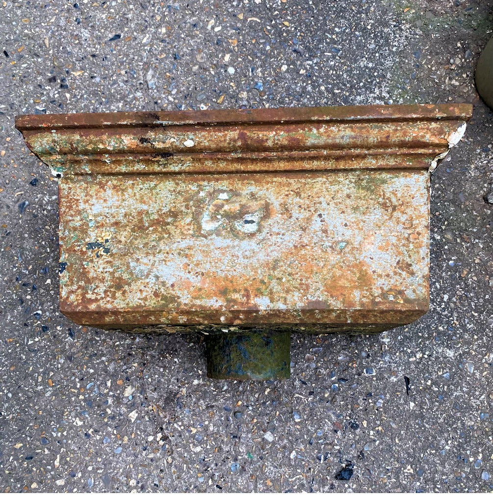Cast Iron Rain Hopper — Cast iron, circa 1900