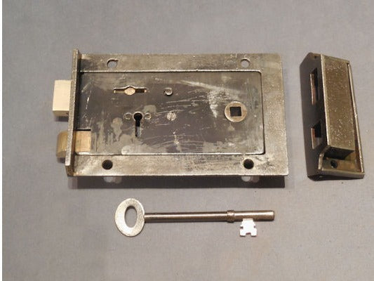 Cast Iron Rim Lock — view 2