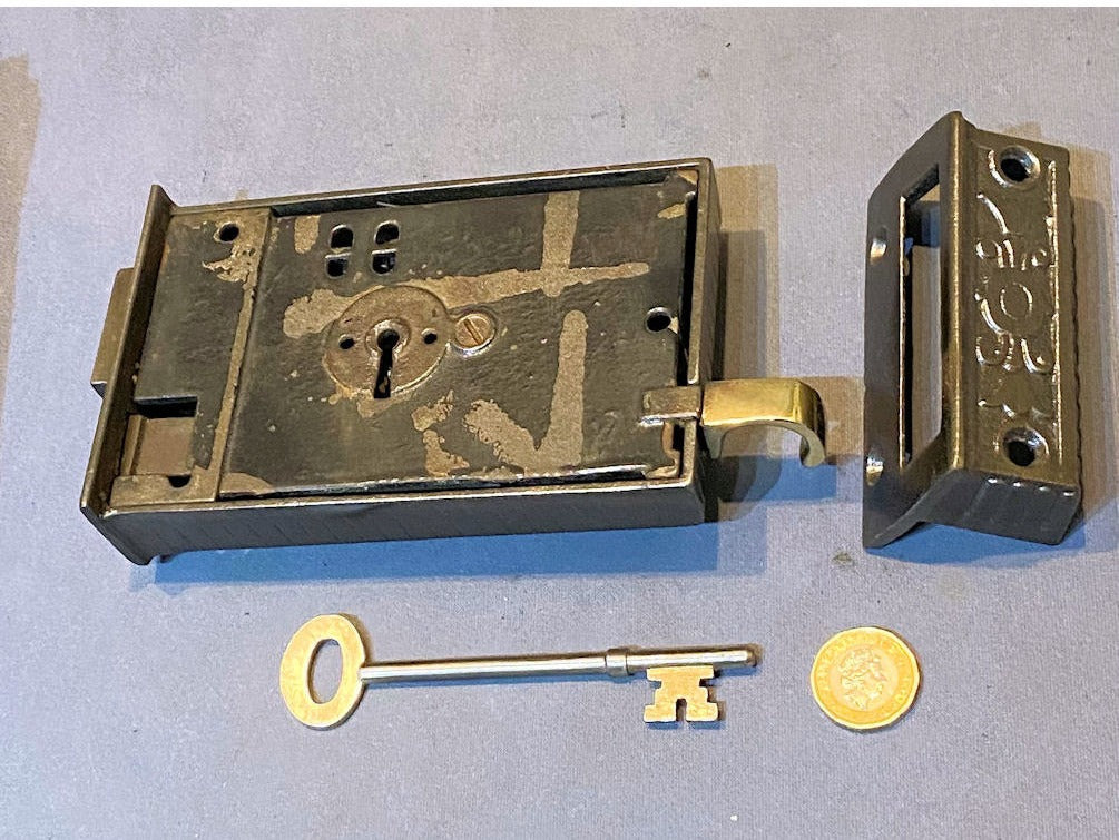 Cast Iron Rim Lock — view 2