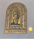 Cast Iron Safe Makers Plate — Cast iron, late 19th century