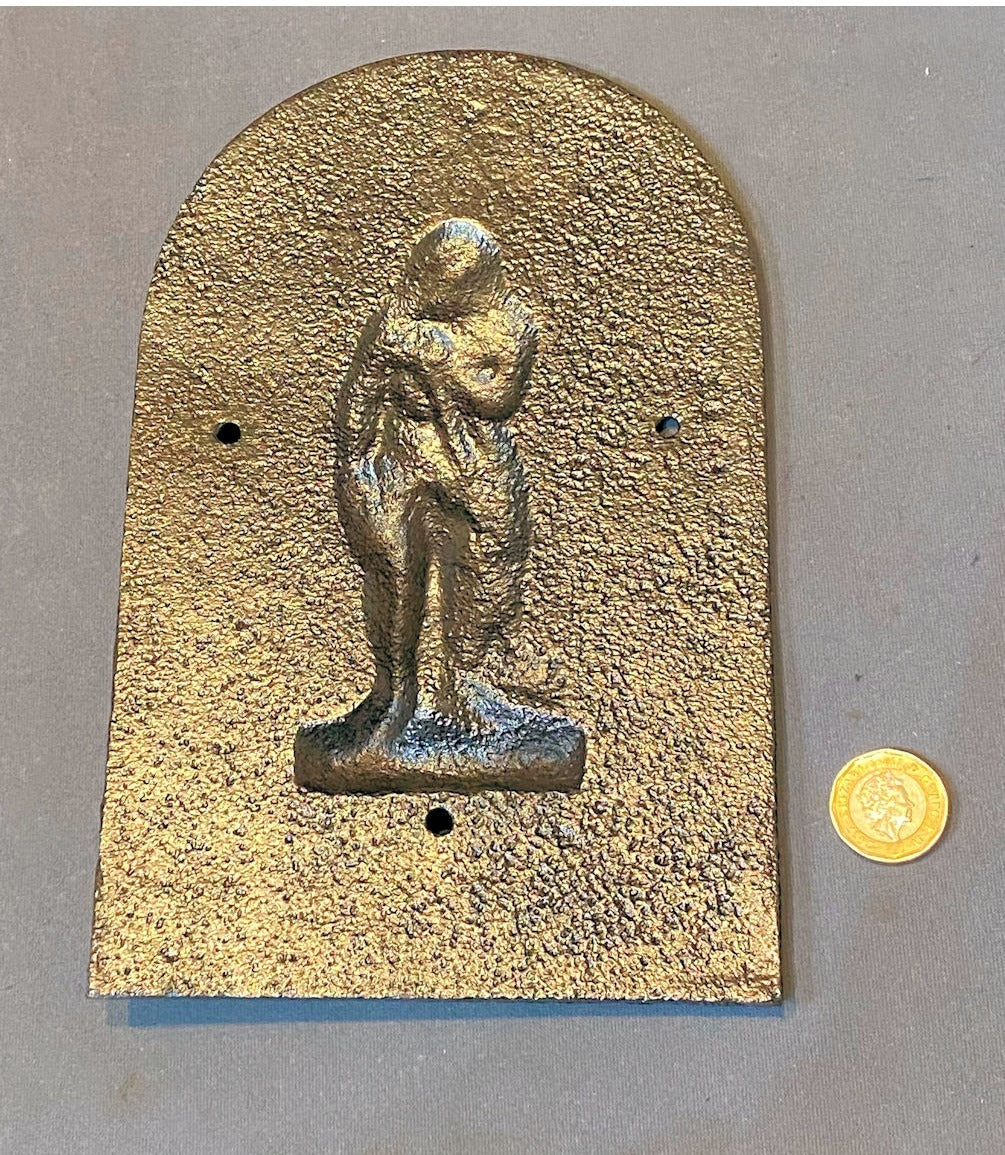 Cast Iron Safe Makers Plate — view 2