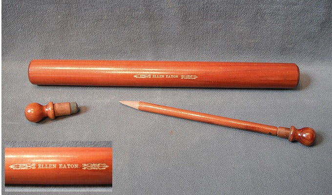 Cedar Rolling ruler with Pencil and Eraser — view 2