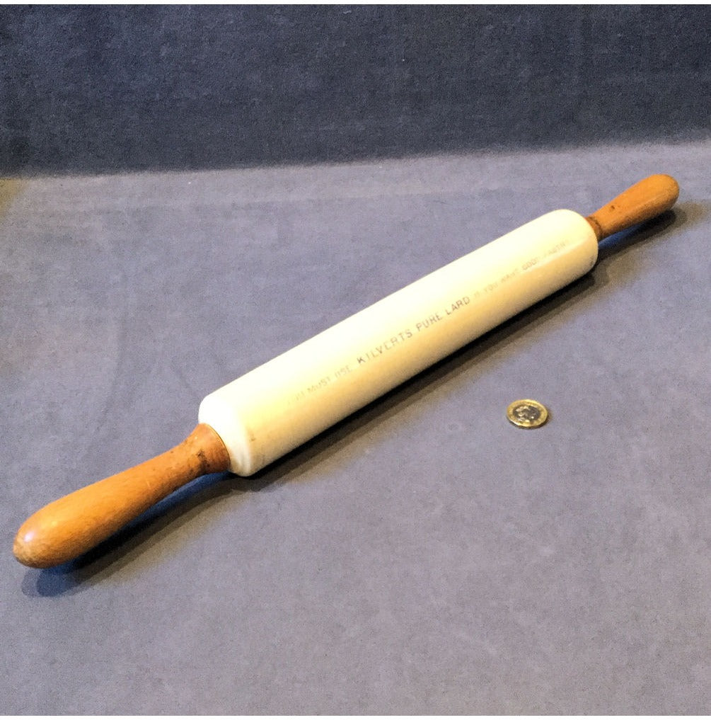 Ceramic Advertising Rolling Pin — view 2