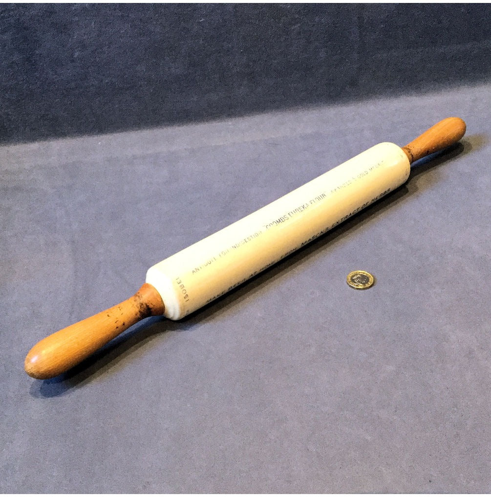 Ceramic Advertising Rolling Pin — view 3