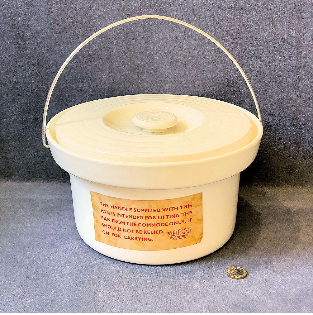 Ceramic Commode Liner — Ceramic, 1920's