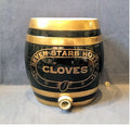 Ceramic Spirit Cloves Barrel — Ceramic, late 19th century