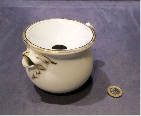 Ceramic Spittoon — Ceramic, circa 1900