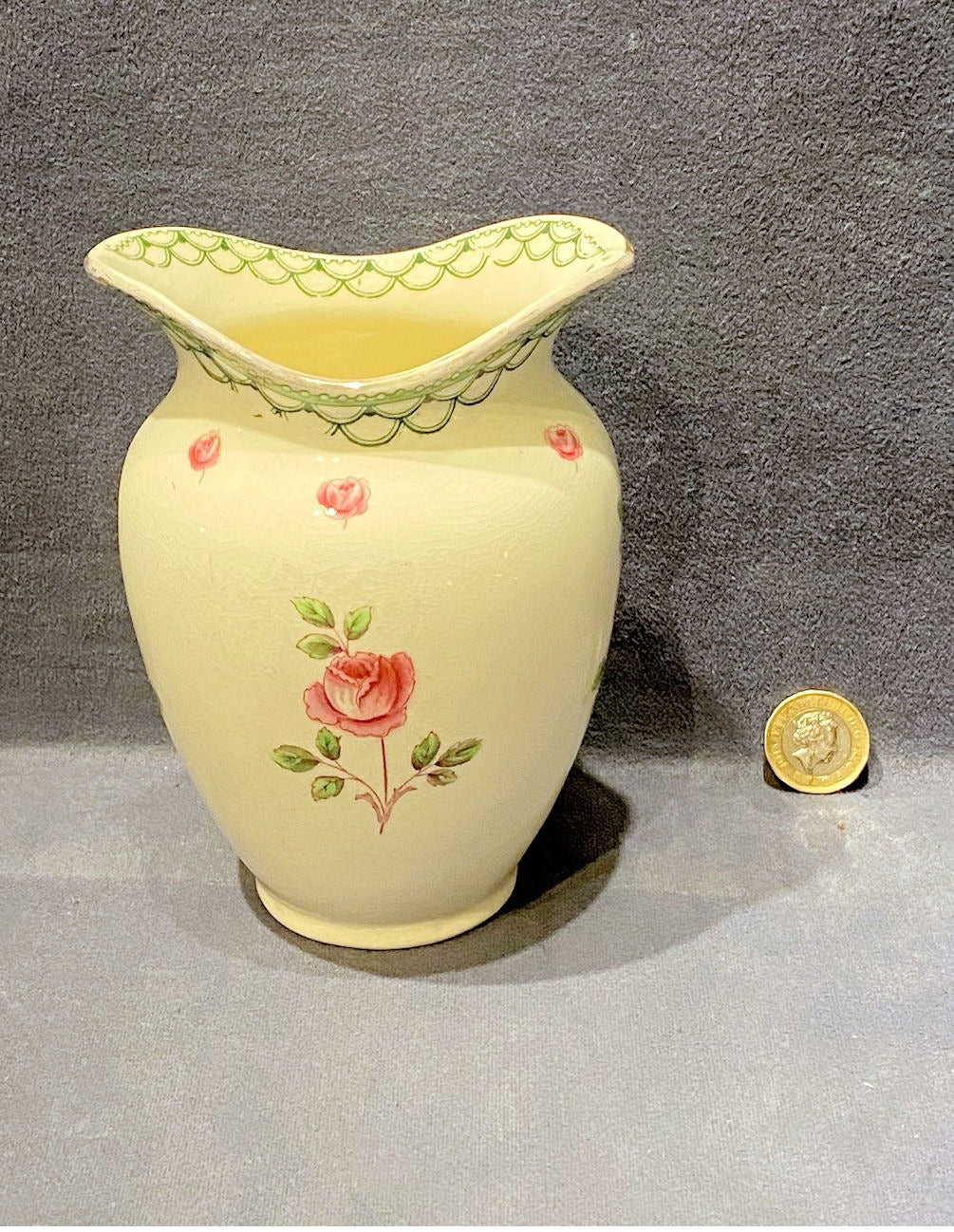 Ceramic Toothbrush Jar — Ceramic, 1920's