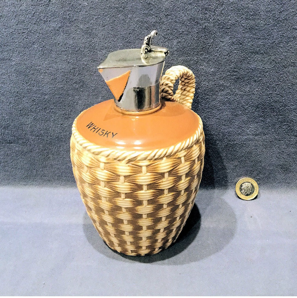 Ceramic Whisky Jug — Ceramic, late 19th century