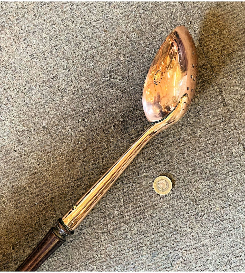 Chefs Copper Straining Ladle — view 3