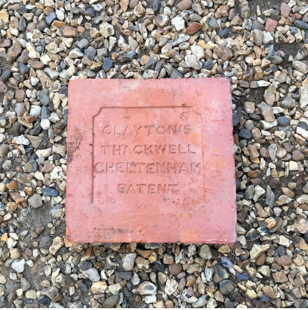 Cheltenham Terracotta Floor Tile, 2 available — late 19th century