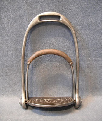 Child's Side Saddle Safety Stirrup — Steel, 19th century
