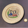 Childrens Alphabet Plate — Ceramic, late 19th century