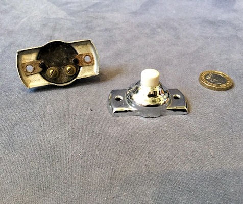 Chromed Interior Electric Bell Push, 9 available — Chrome