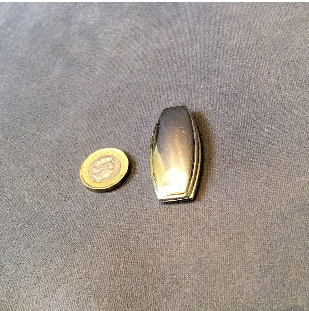 Chromed Keyhole Cover — view 2