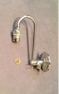 Chromed Wall Light — Chrome, 1940's