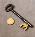Chubb Door Lock Key — Wrought iron, late 19th century