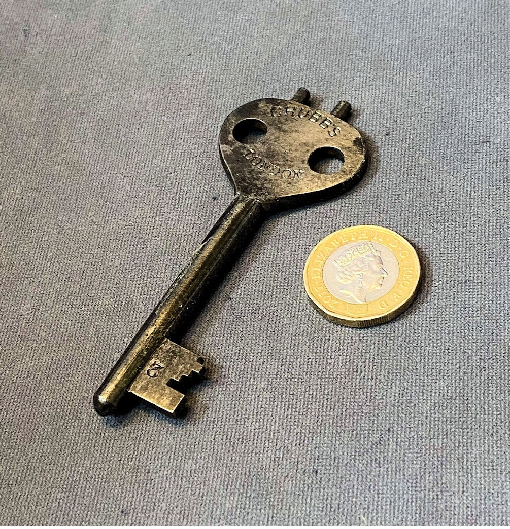Chubb Pillar Box Key — Wrought iron