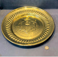 Circular Brass Wall Plate — Brass