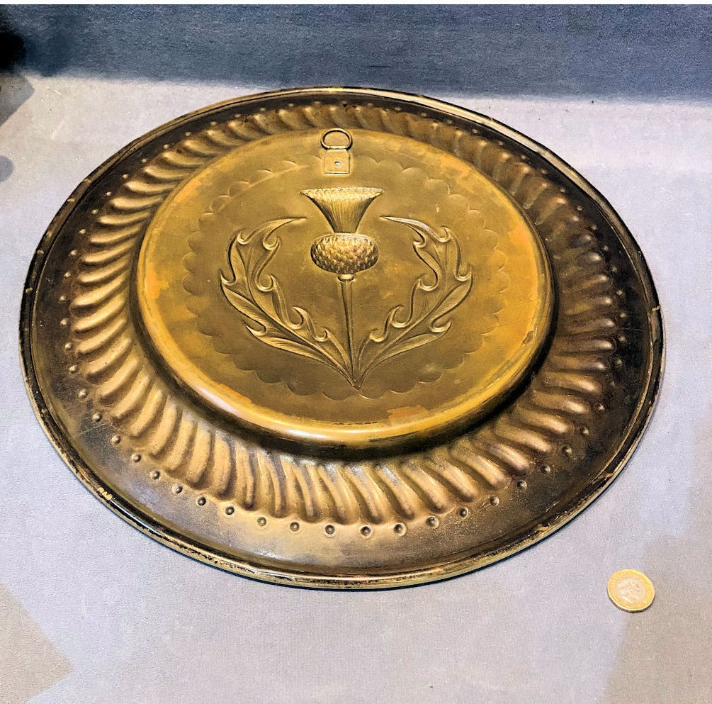 Circular Brass Wall Plate — view 2