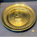 Circular Brass Wall Plate — Brass