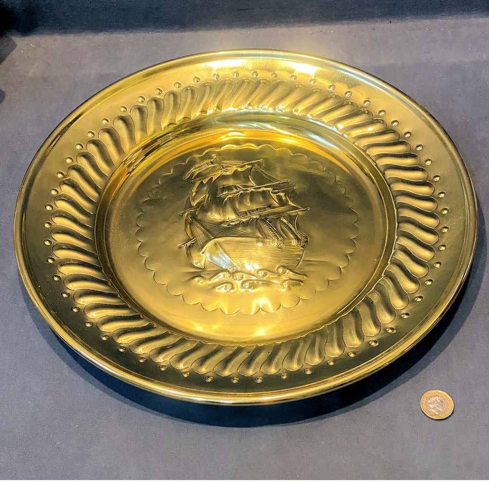 Circular Brass Wall Plate — Brass