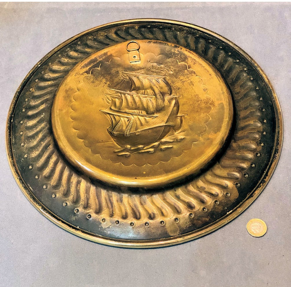 Circular Brass Wall Plate — view 2