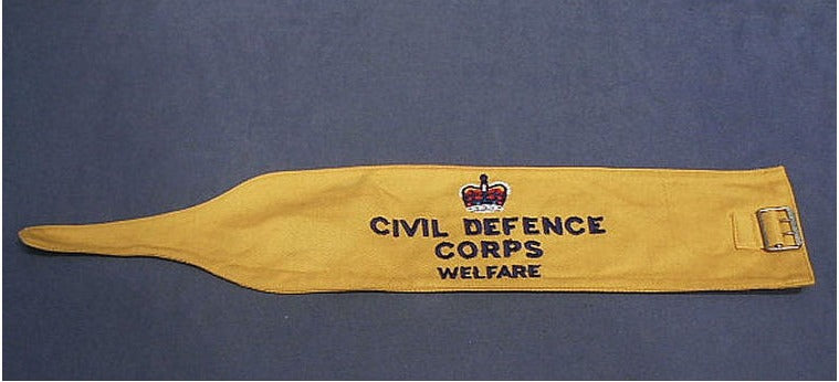 Civil Defence Welfare Armband, 3 available — view 2