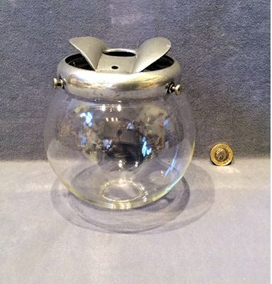 Clear Glass Lamp Shade — Glass, late 19th century
