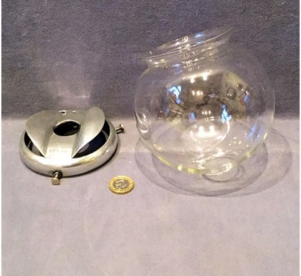 Clear Glass Lamp Shade — view 2