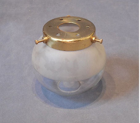 Clear Glass Lamp Shade — Glass, 1920's
