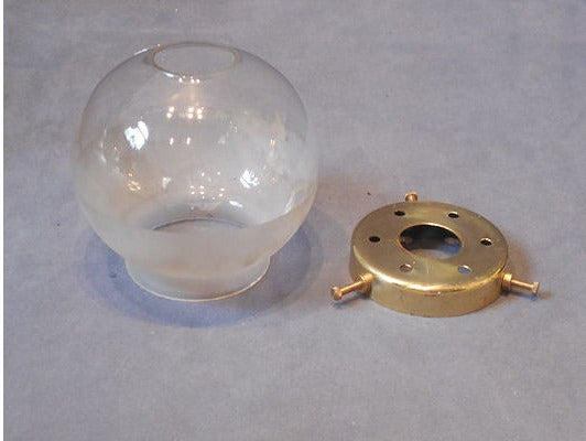 Clear Glass Lamp Shade — view 2