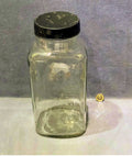 Clear Glass Shop Sweet Jar — Glass